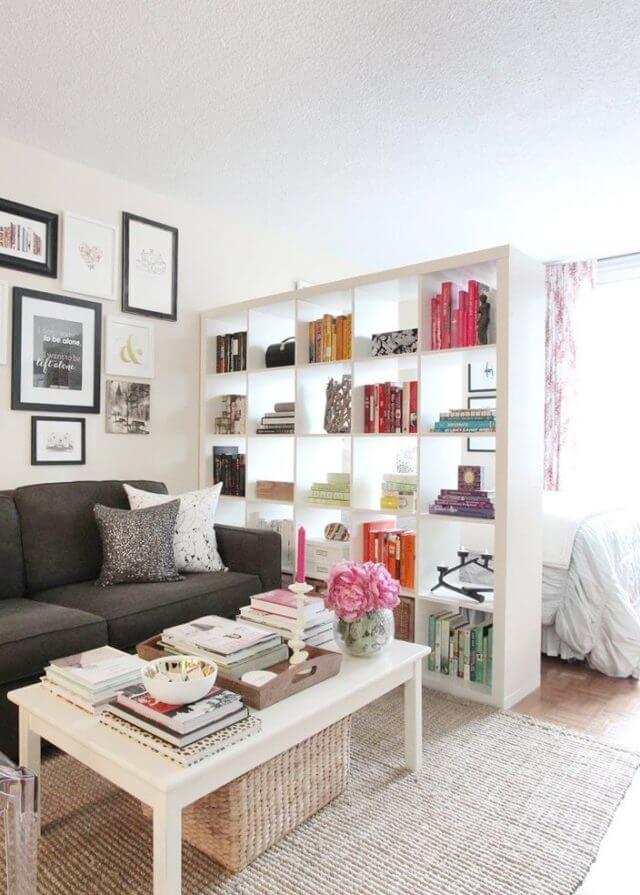 Darling Definition with Bookshelves and Rugs