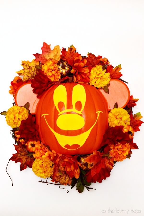 The Happy Pumpkin Flower Wreath