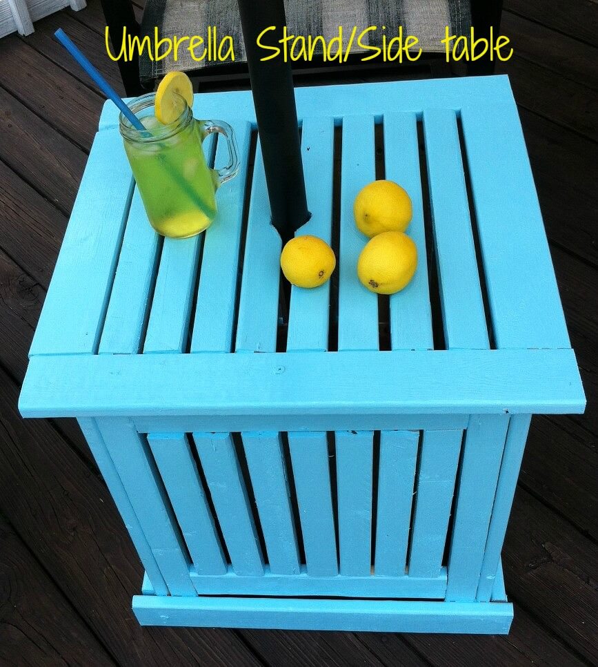 Bright and Sturdy Crate Umbrella Stand