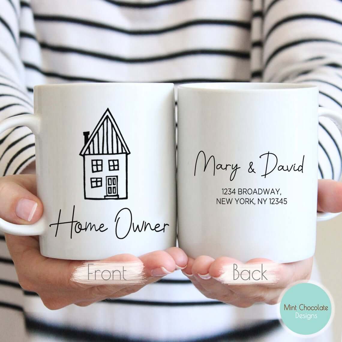 Handmade Custom Mug for the New Homeowner