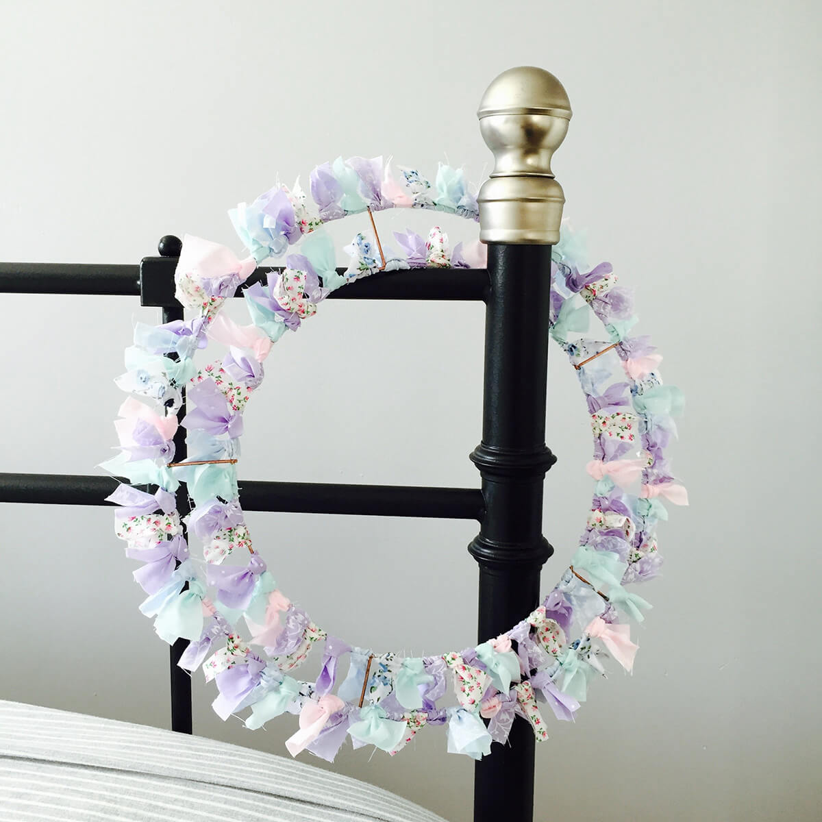 Bright and Colorful Spring Wreath