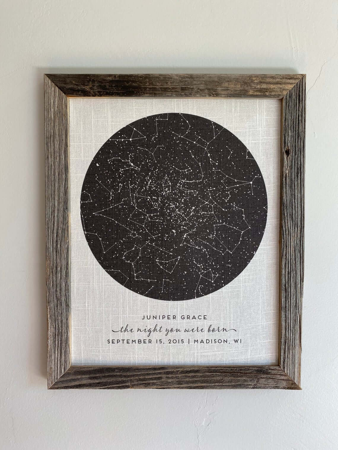 Unique Night Sky Picture for Nursery Decor