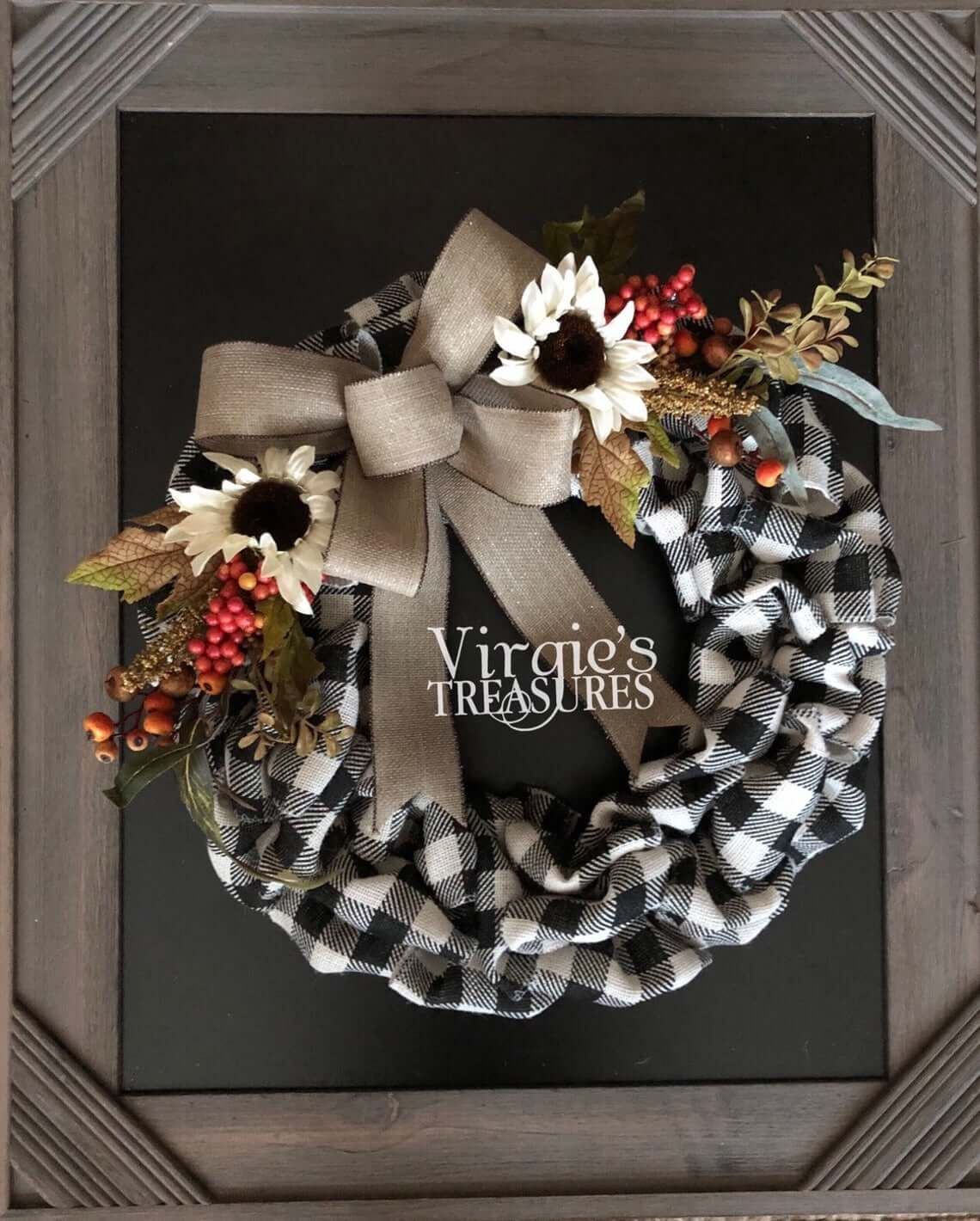 Exquisite Buffalo Plaid Wreath