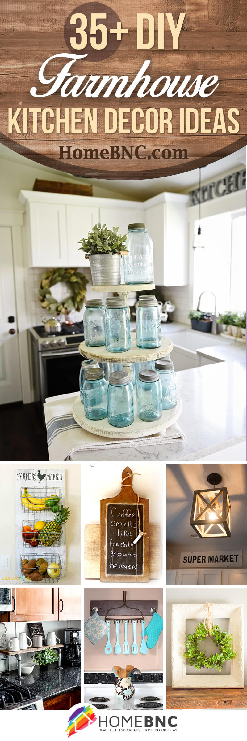 DIY Farmhouse Kitchen Decor Ideas