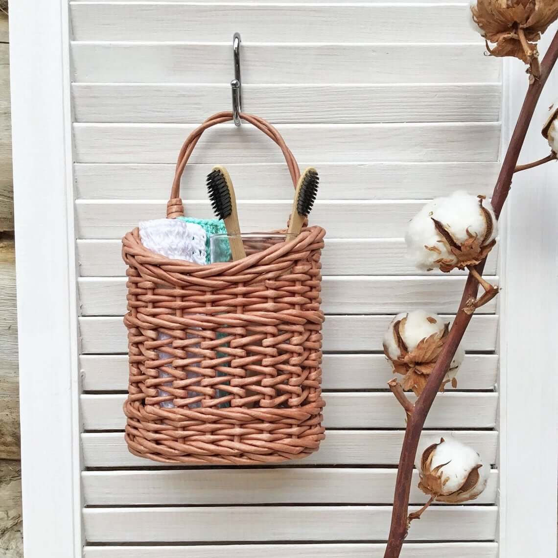 Oversized Hanging Basket on a Hook