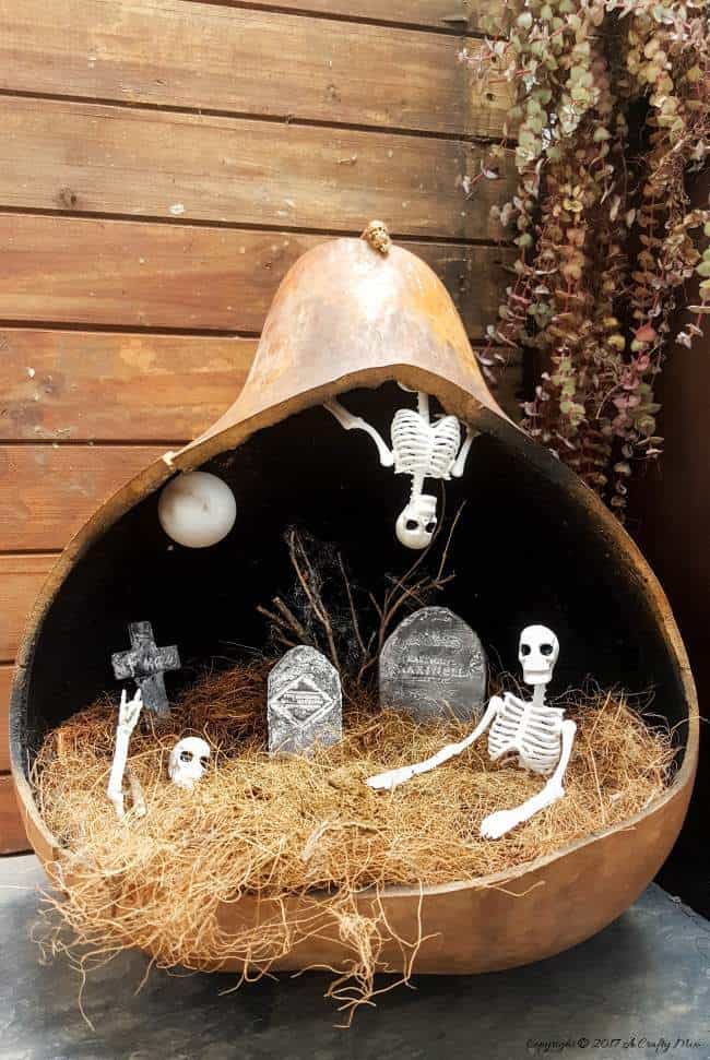 Easy Fairy Skeleton Graveyard Centerpiece