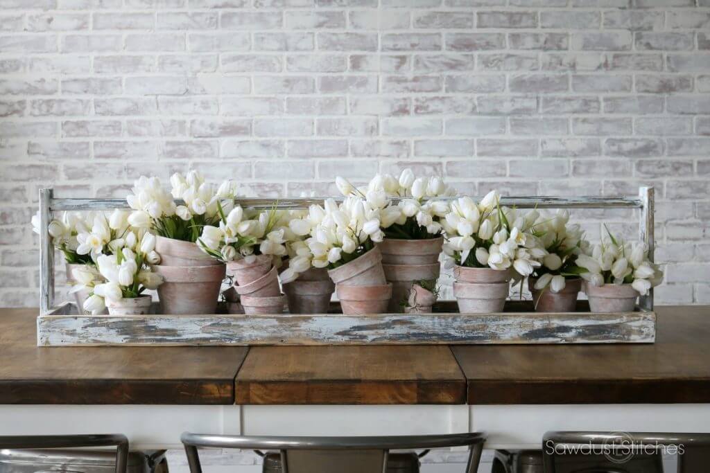 A Plant Lady's Dreamy Rustic Centerpiece