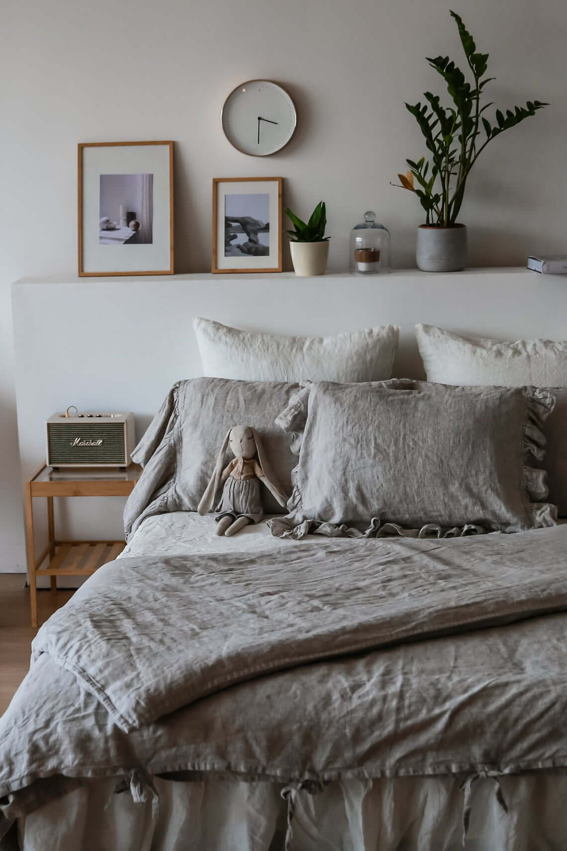 Clean, Crisp, and White Bedroom Design