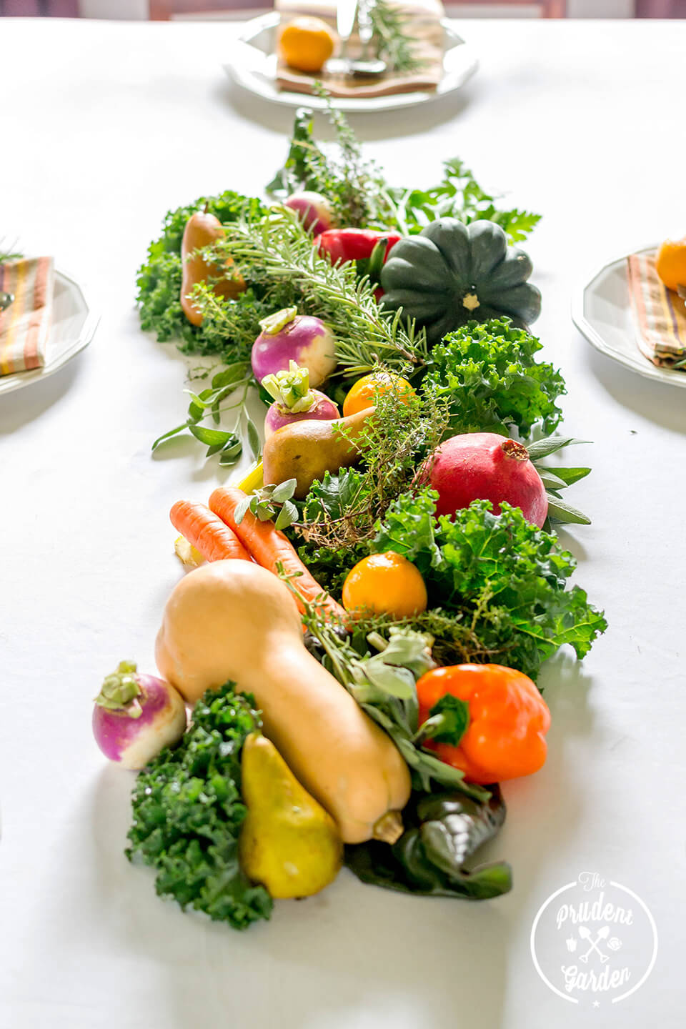 Beautiful Fall Veggies Edible Centerpiece