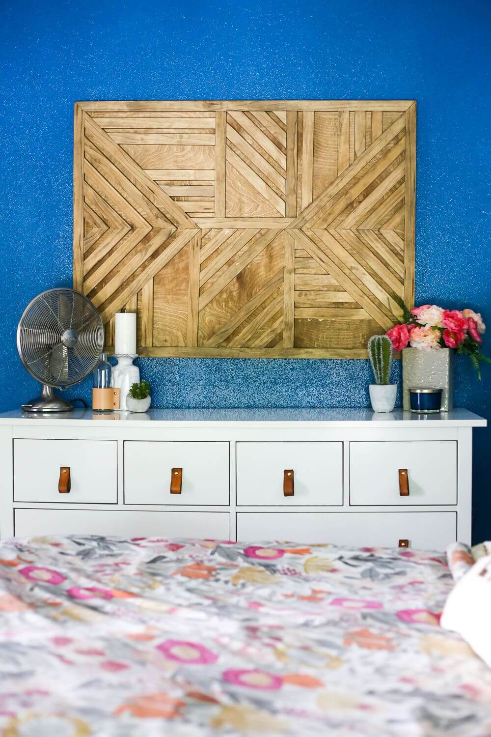 Geometrically Patterned Wooden Wall Art