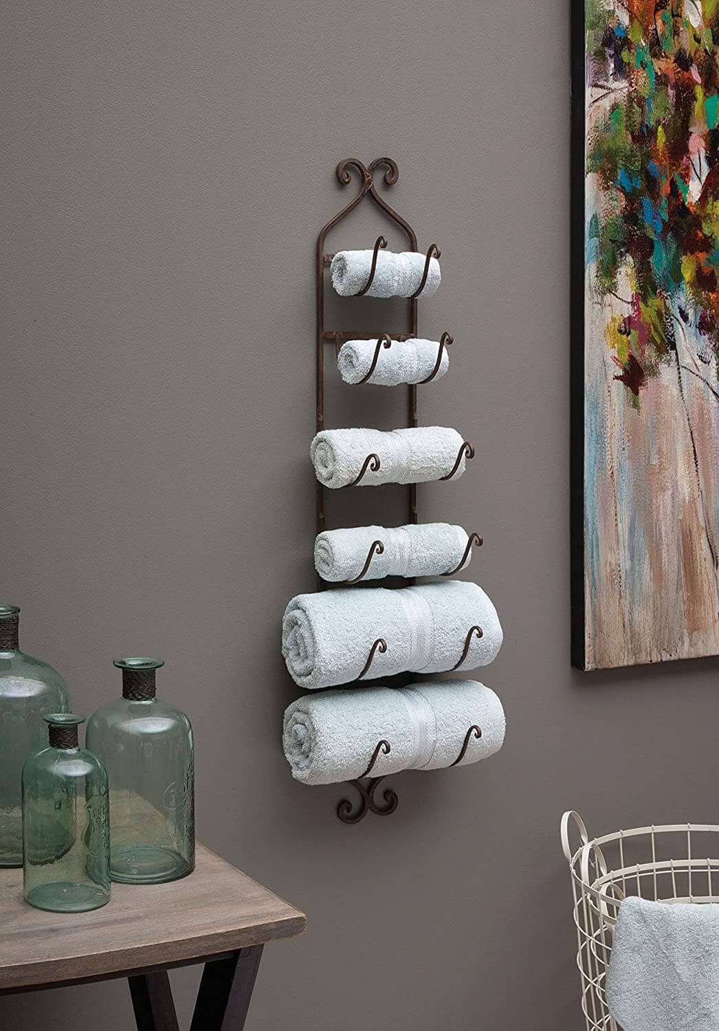 Tree Style Multi Size Towel Organizer