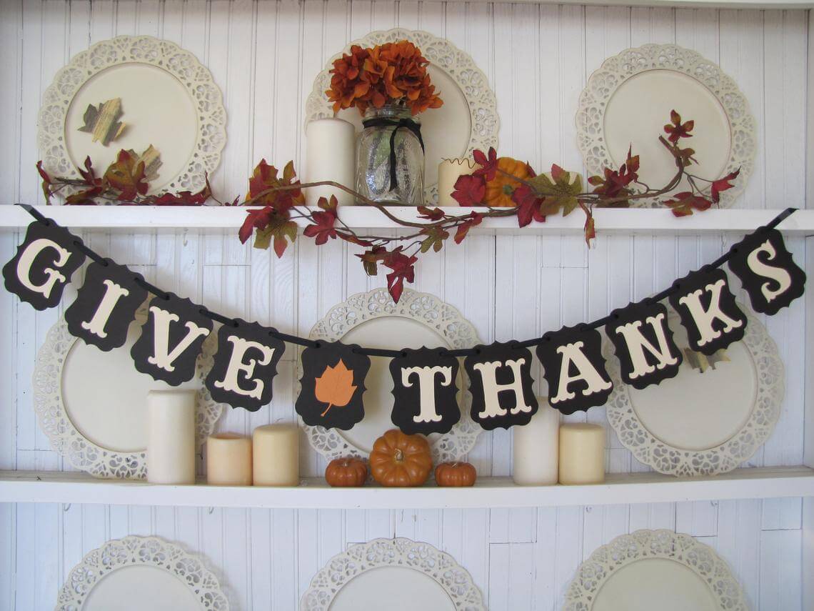 Give Thanks Bold and Beautiful Fall Garland