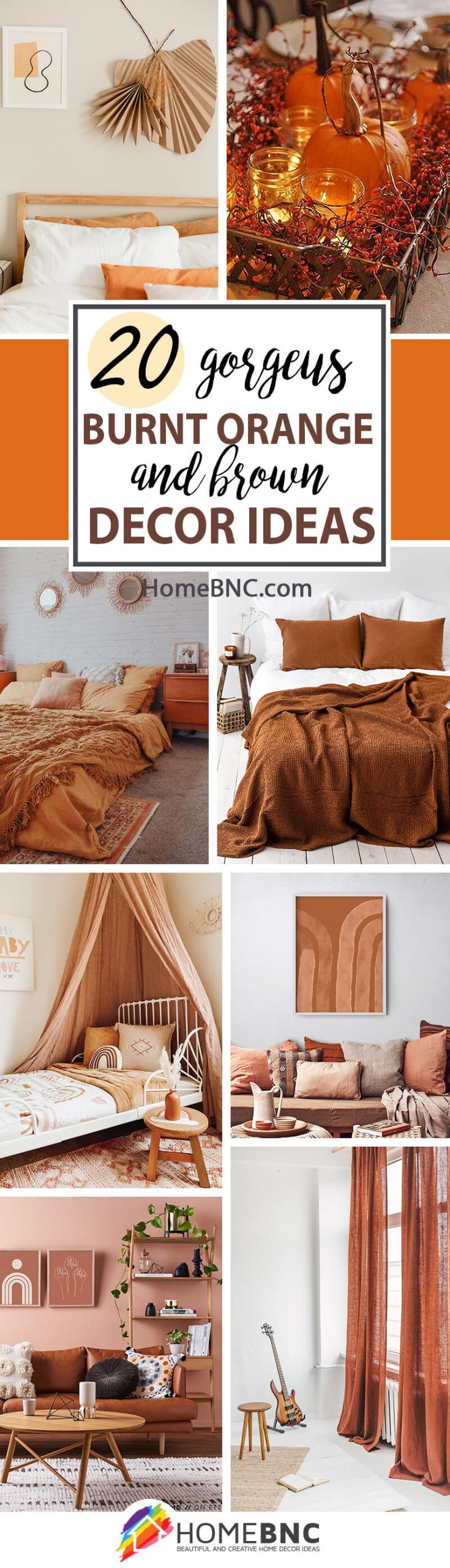 Best Burnt Orange and Brown Home Decor Ideas