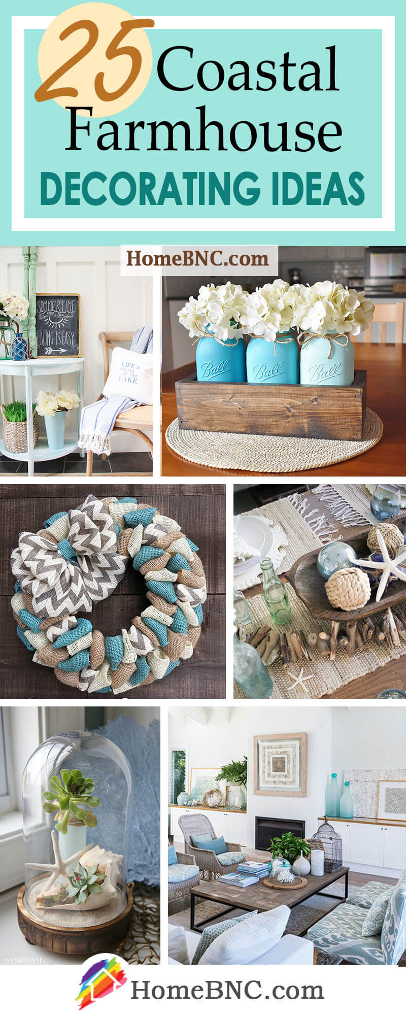 Coastal Farmhouse Decor Ideas