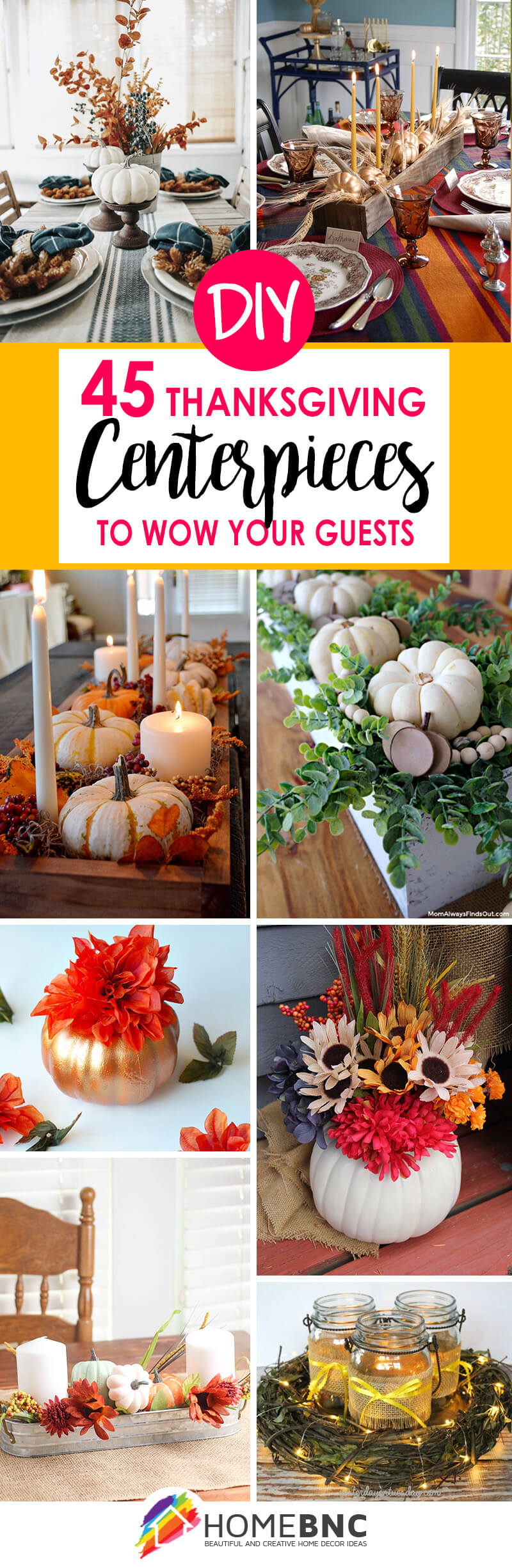 DIY Thanksgiving Centerpiece Ideas