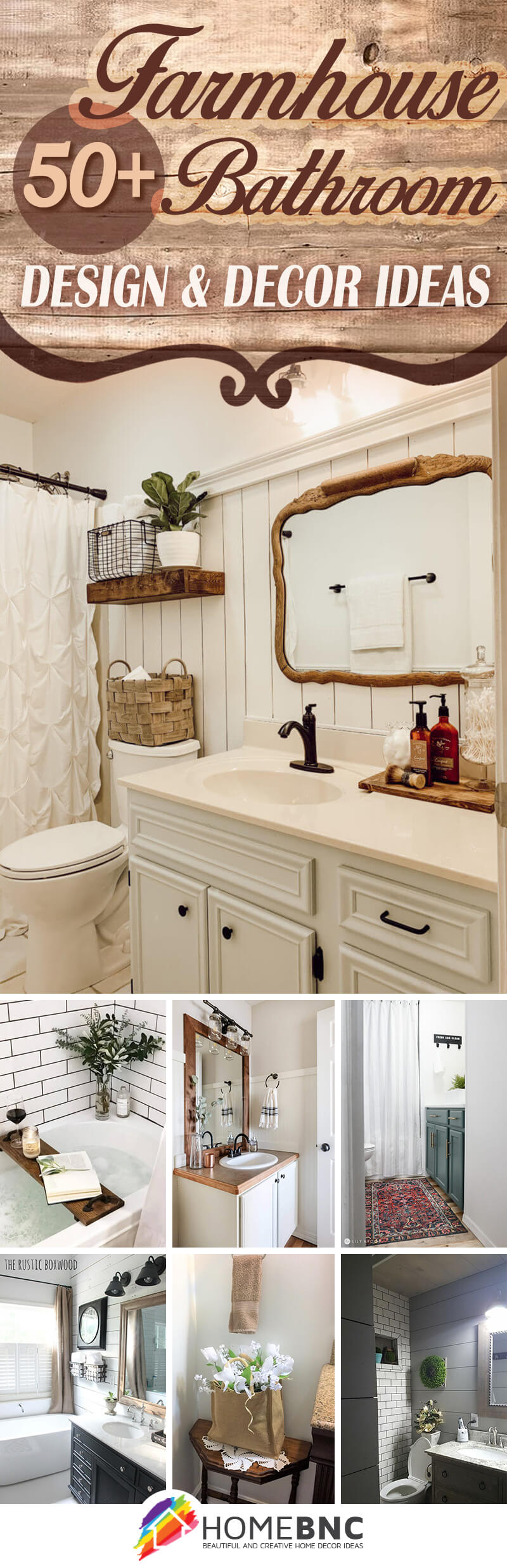 Farmhouse Bathroom Decor Ideas