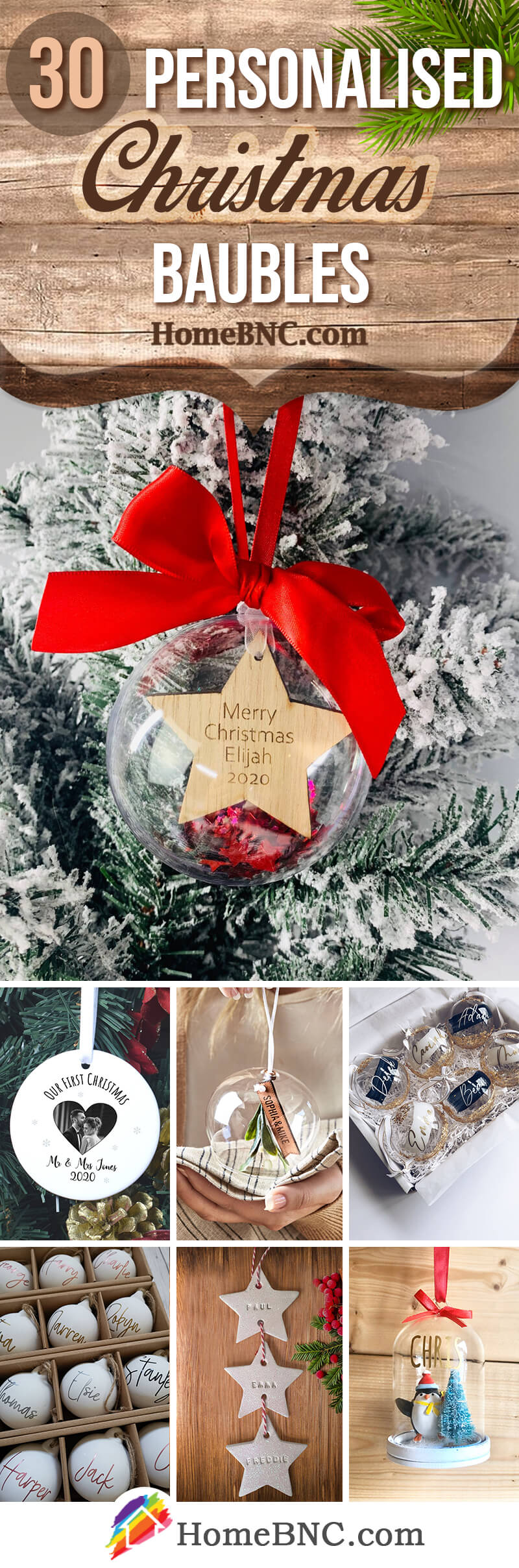 Best Personalised Christmas Baubles