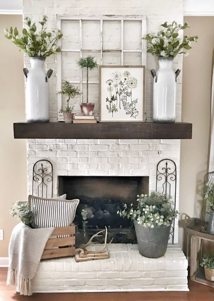 Farmhouse Home Decor and Fireplace Renovation