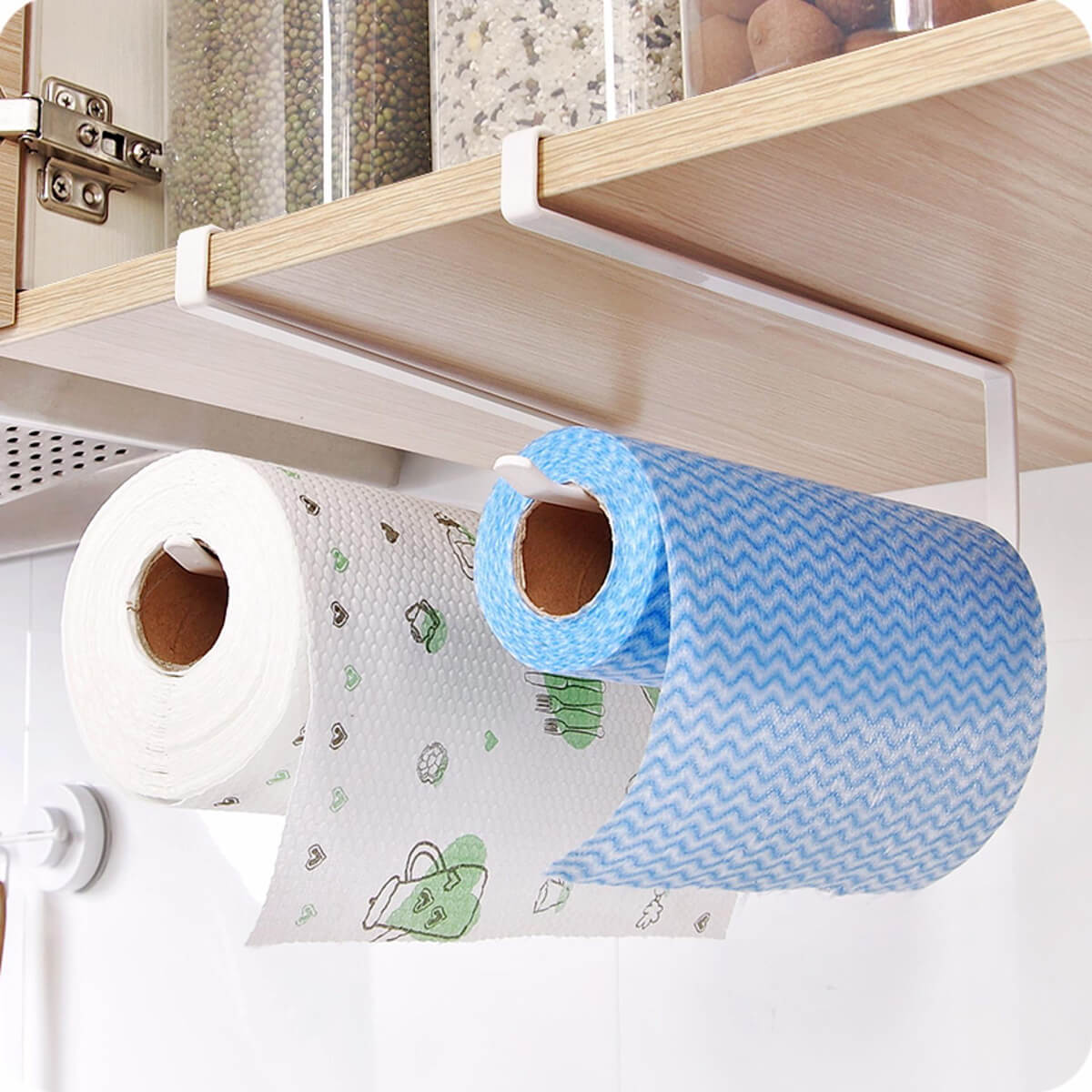 Hanging Cabinet Paper Towel Holder