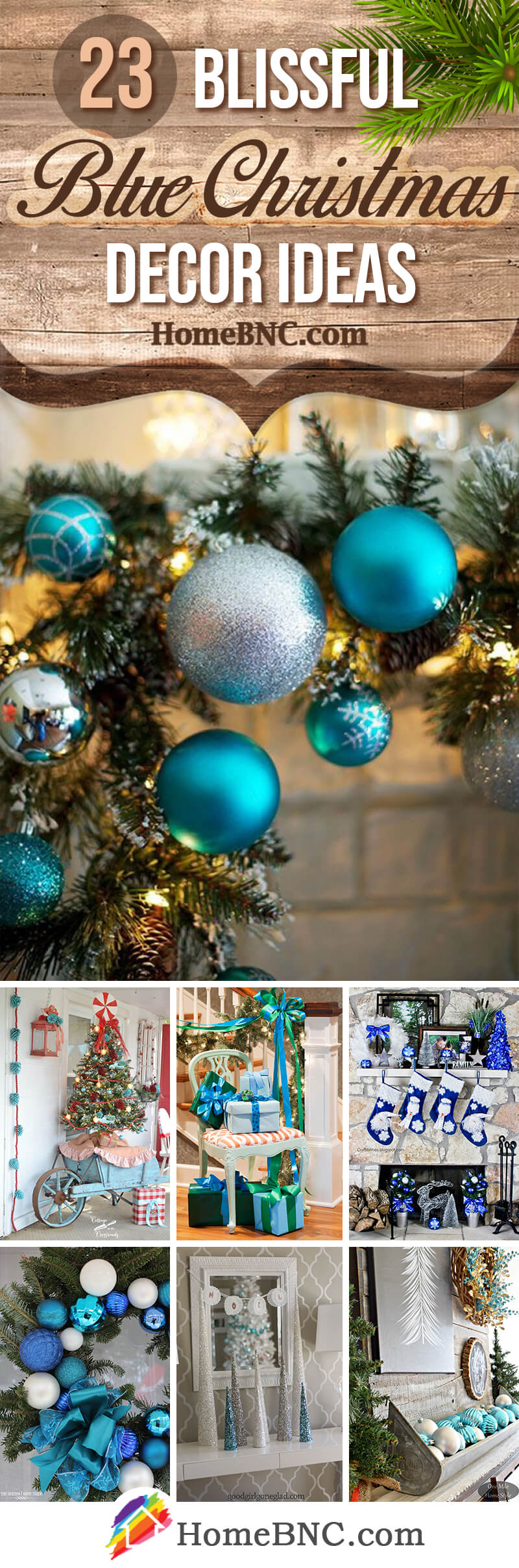 Blue Christmas Decor Ideas