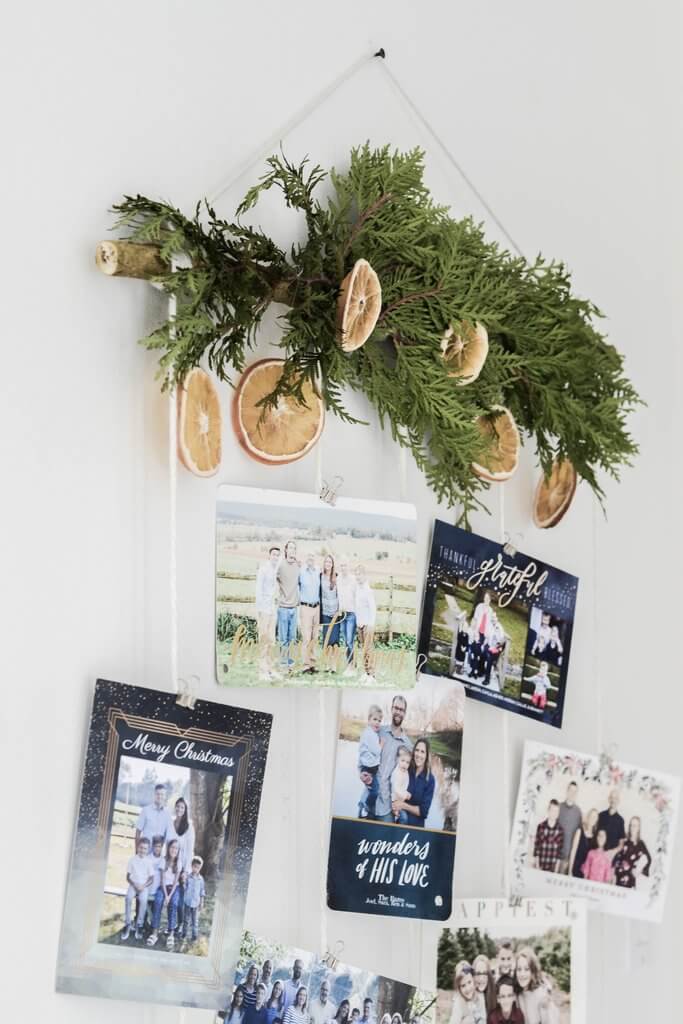 Wall Hanging Branch Card Display