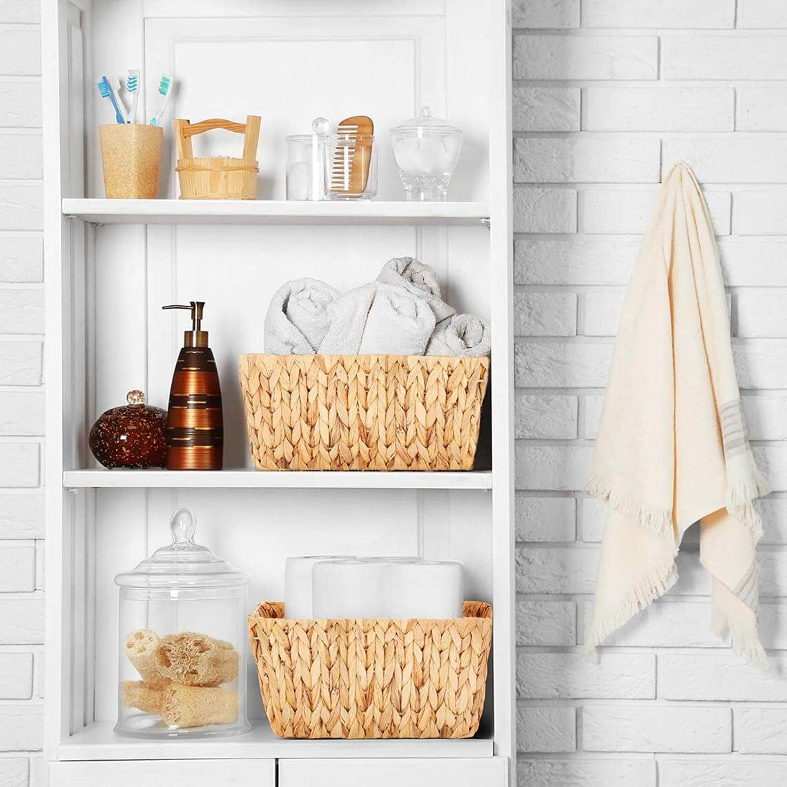 Beautiful Baskets for Bathroom Storage