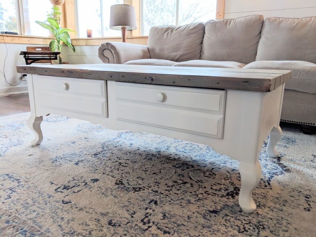 Vintage Distressed Farmhouse Coffee Table