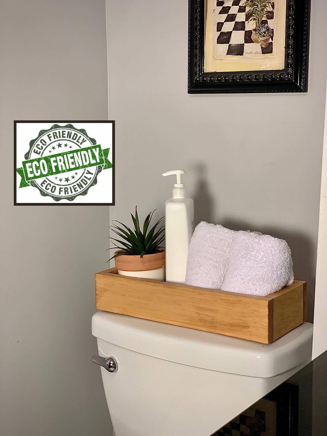 Reclaimed and Water Resistant Decorative Storage Box