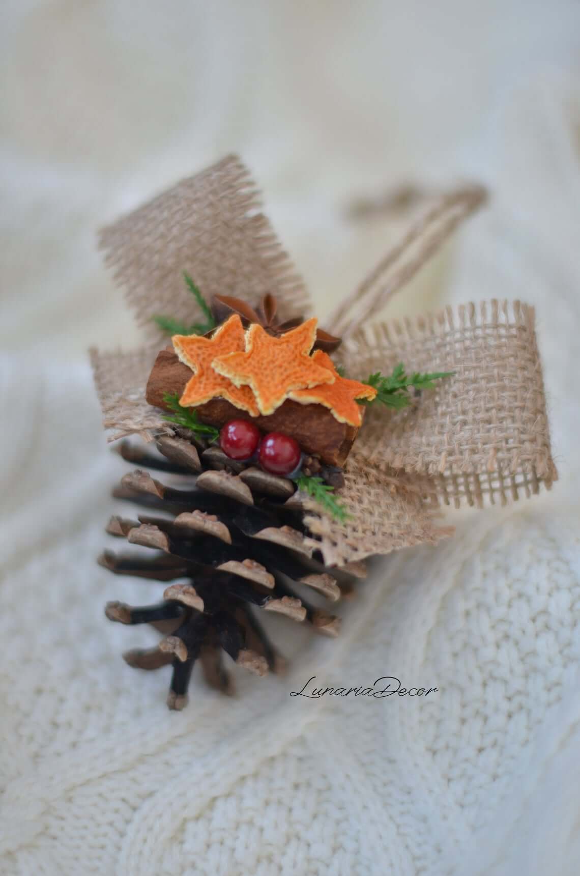 Aromatic pinecone Potpourri for the Tree