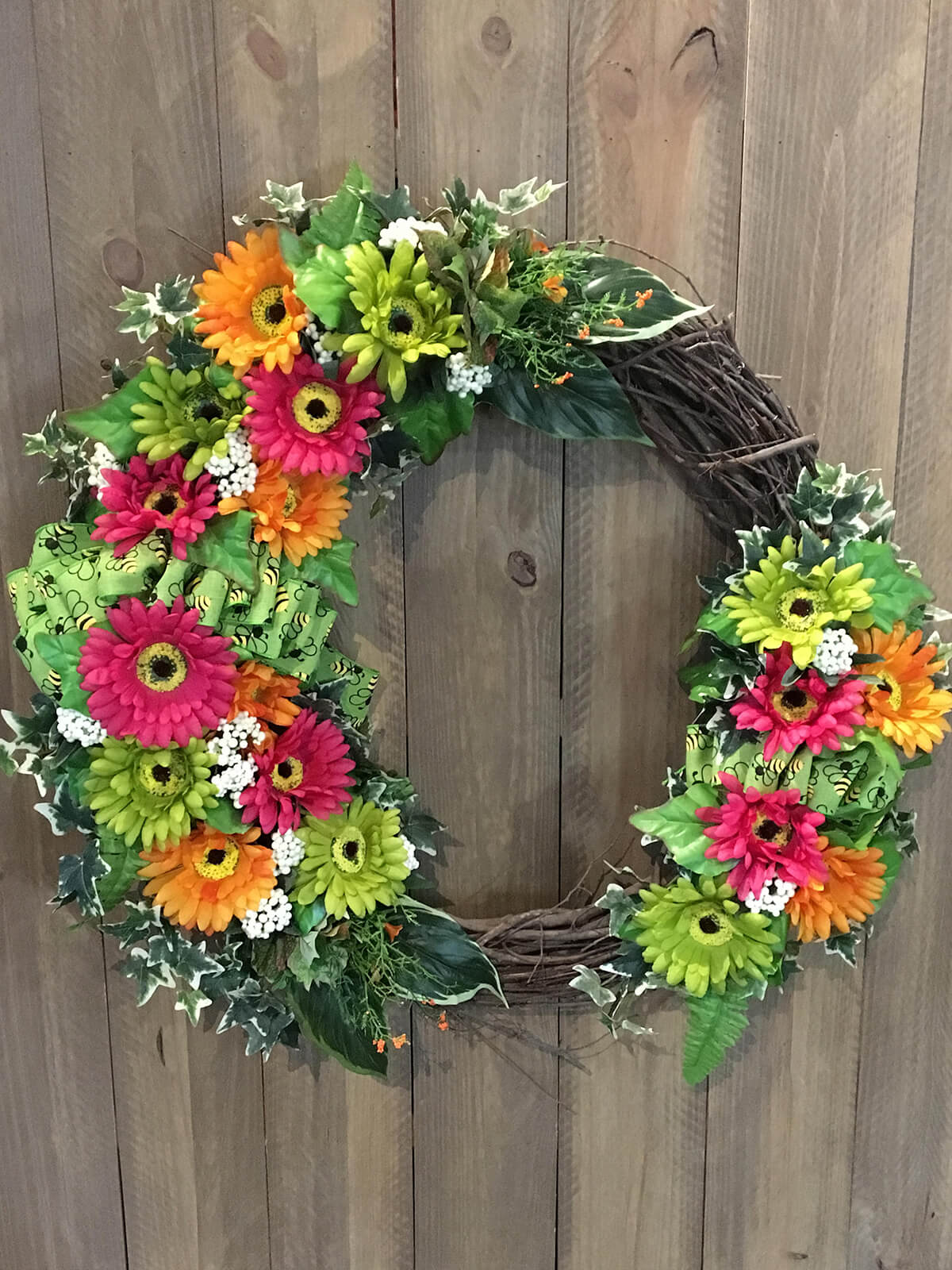 Brightly Colored Gerbera Daisy Splendor