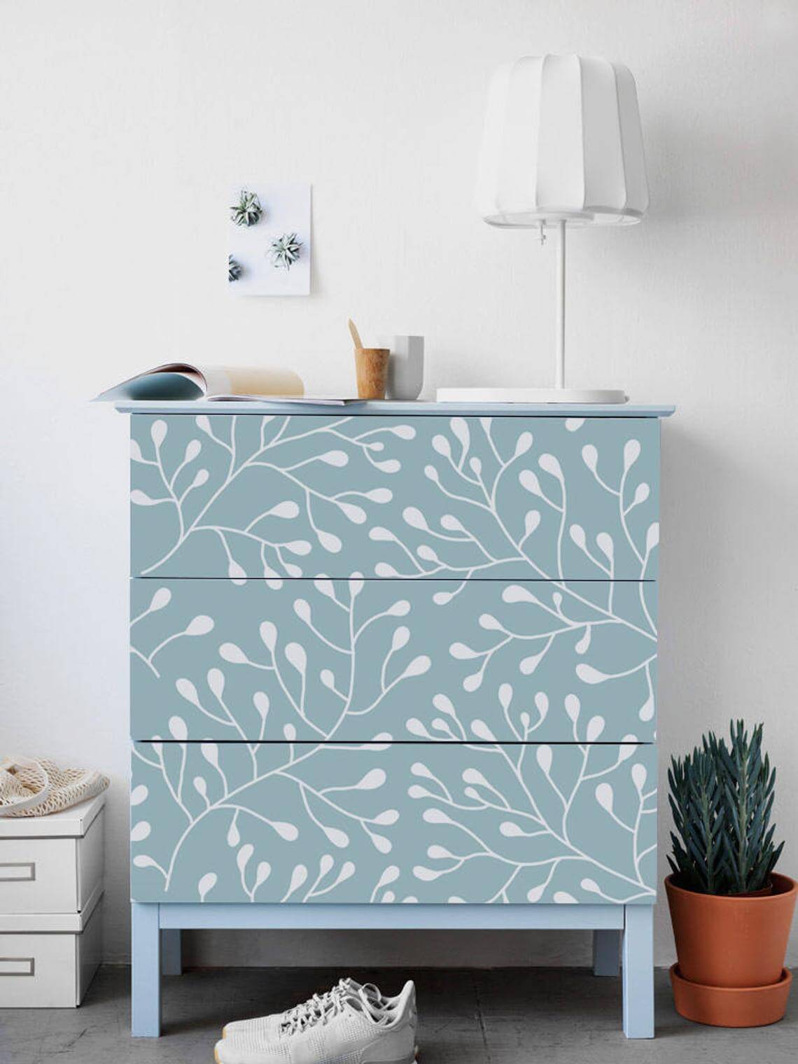 IKEA MALM Dresser Branch Decals