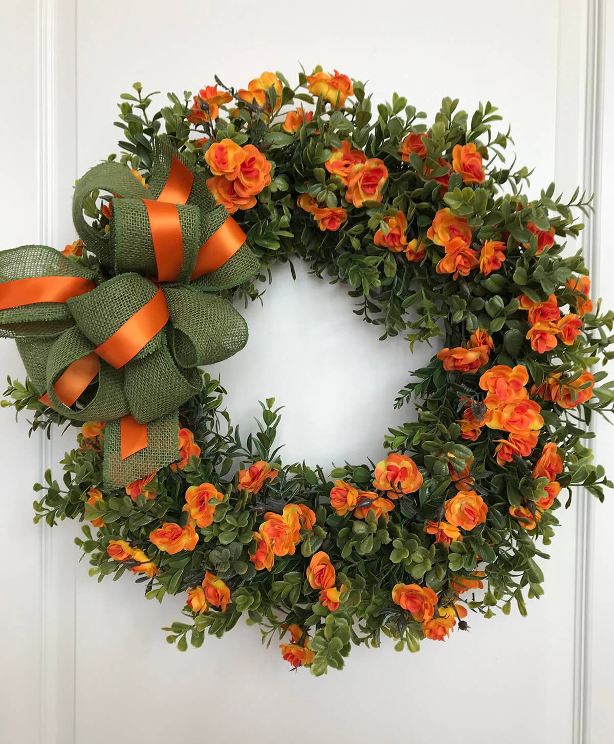 Spanish Rose Desert Succulent Wreath