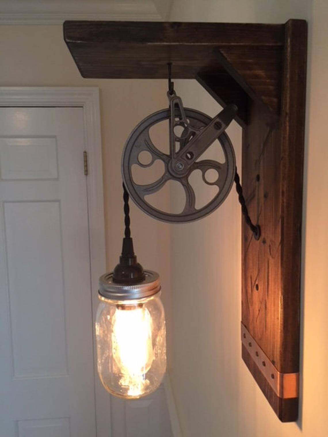 Farmhouse Steampunk Inspired Wall Lighting