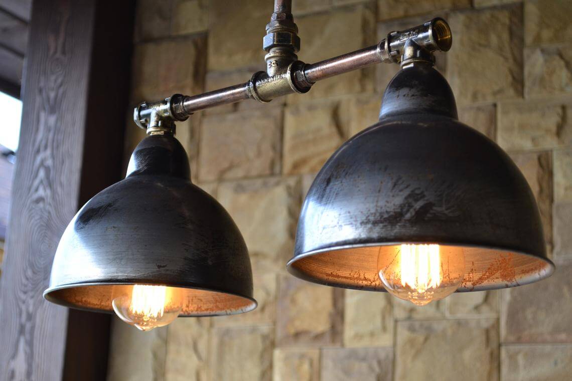 Modernized Steampunk Farmhouse Pendant Light