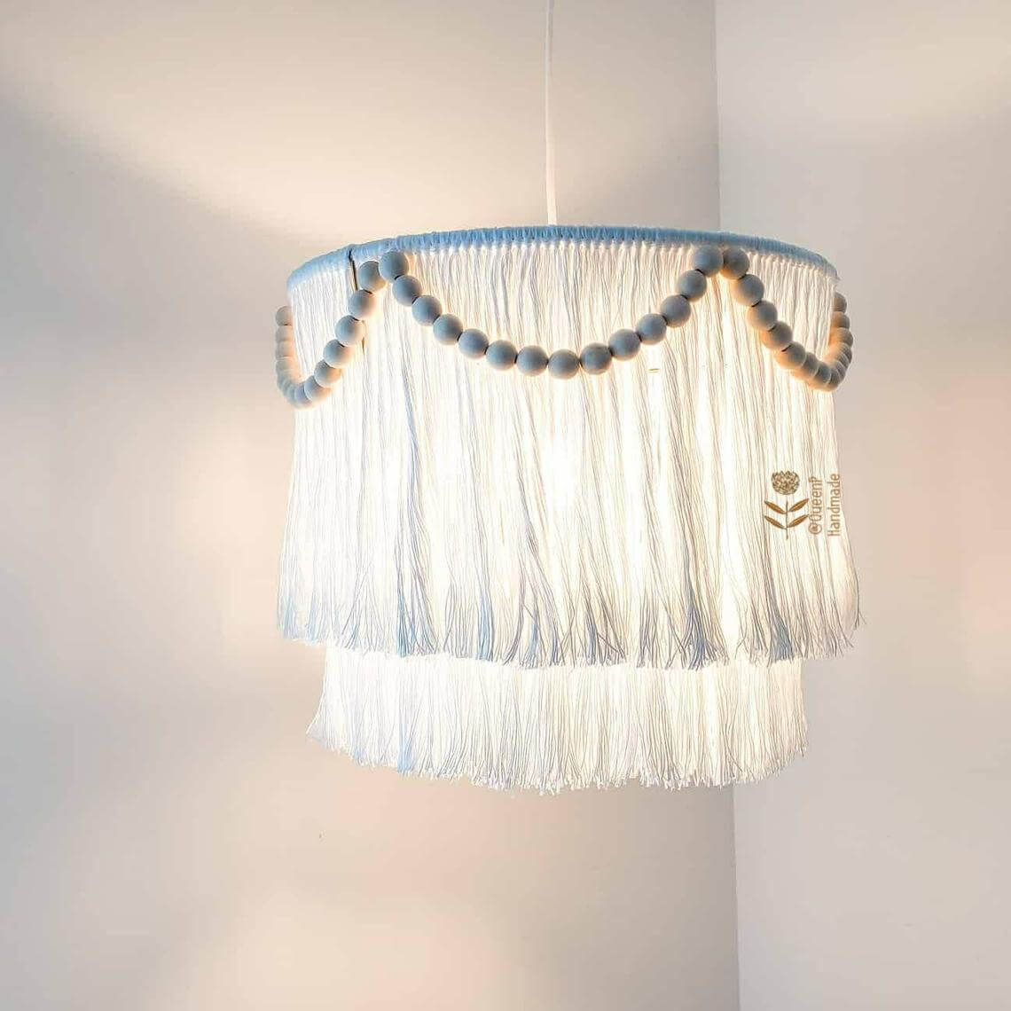 Modern Fringed Boho Farmhouse Chandelier