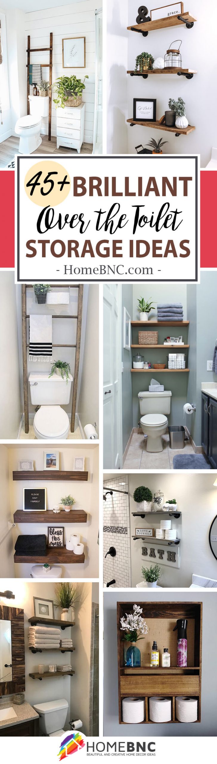 Over The Toilet Storage Ideas