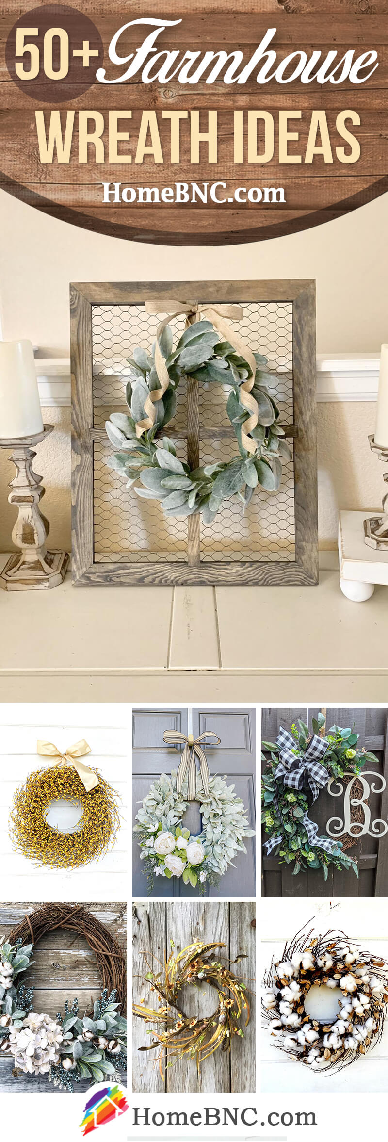 Rustic Farmhouse Wreath Ideas