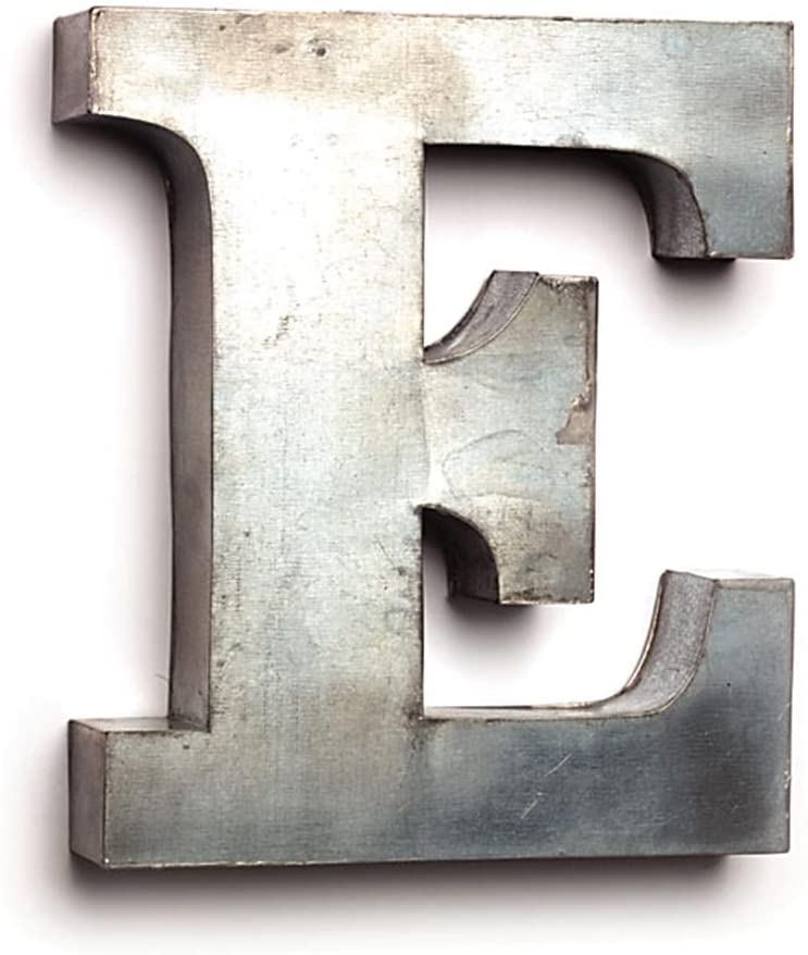 Cool Oversized Tin Single Letter