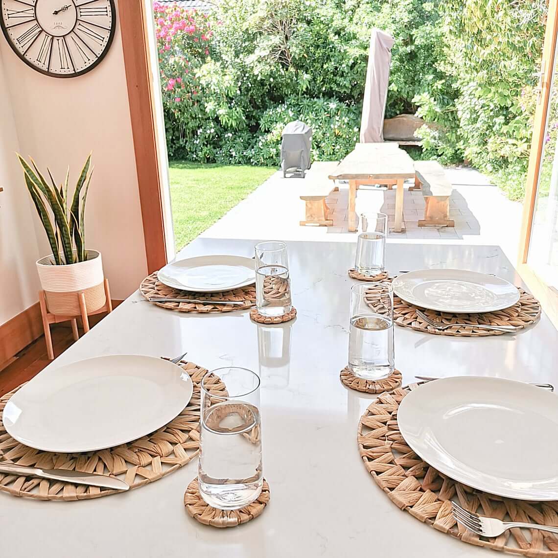 Earthy and Airy Lightweight Seagrass Table Accents