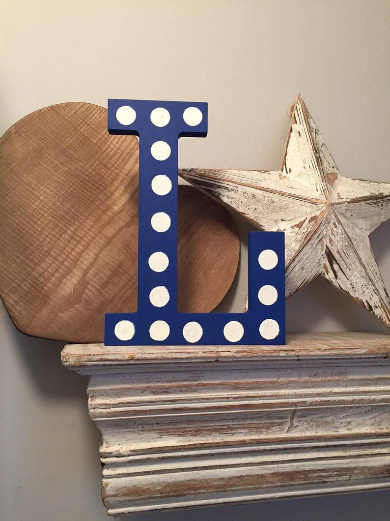 Decorative Freestanding Single Letter Sign