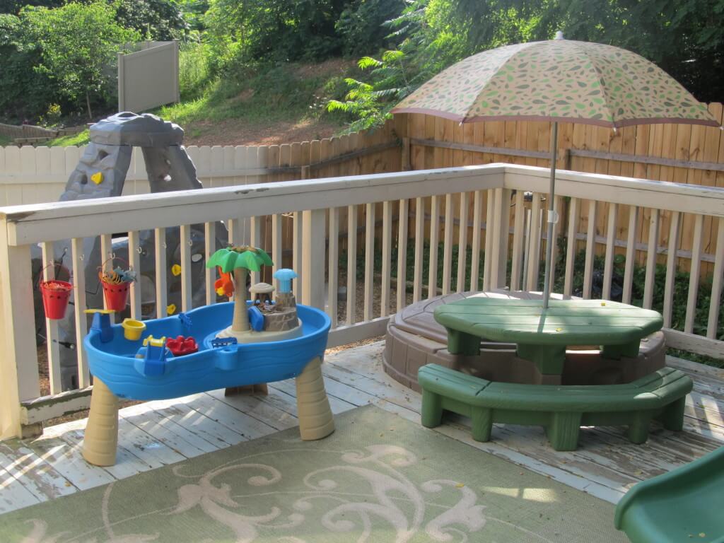 Budget-Friendly Patio Play Space