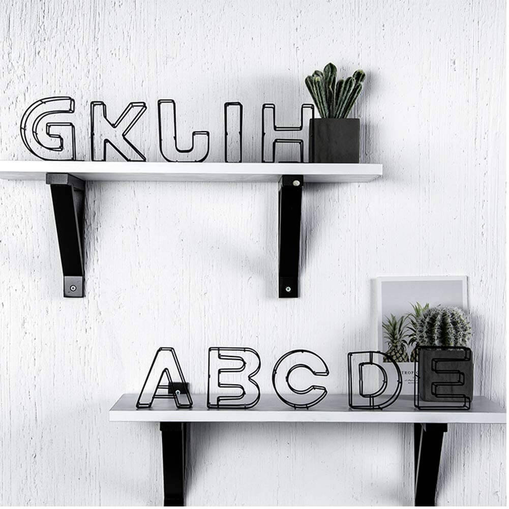 Unique Decorative Metal Alphabet Letters