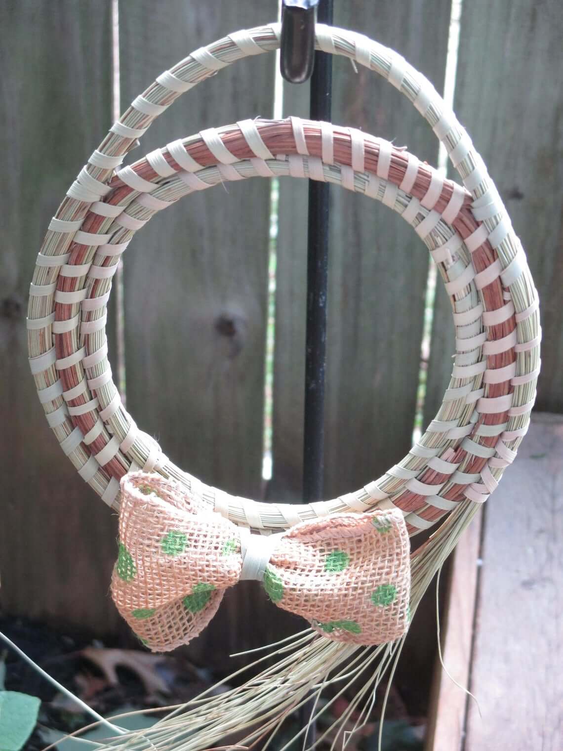 Special Seagrass Woven Rims Wreath