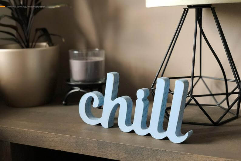 Personalized 3D Freestanding Letter Sign