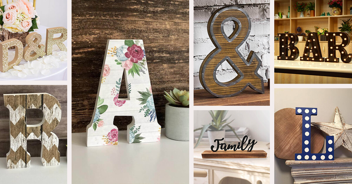 Featured image for “30 Stunning Tabletop Letter Decor and Signs to Spice Up Your Home”