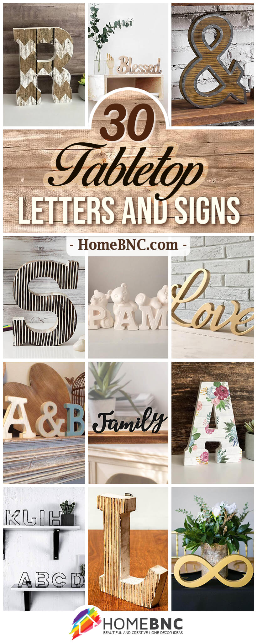 Best Tabletop Letters and Signs