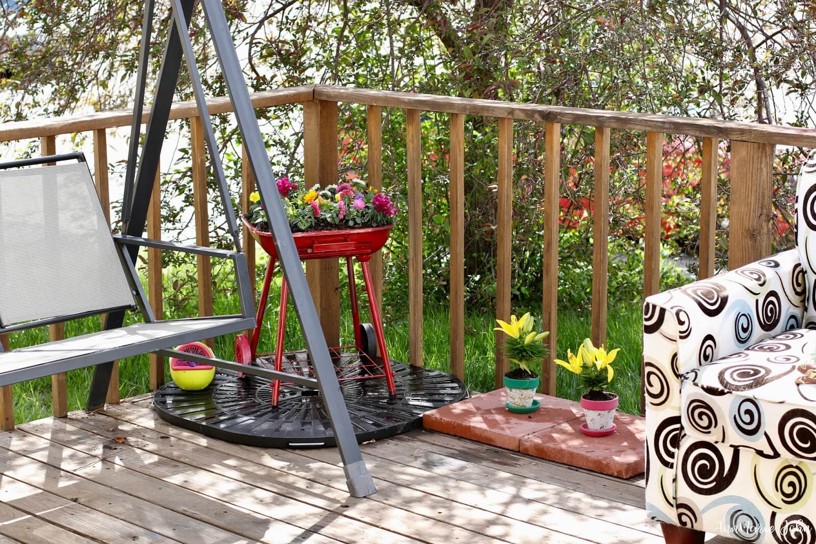 Grillin' Up Some Garden Goodness Yard Art Idea