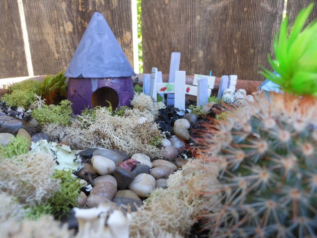 Bird House Fairy Vegetable Garden