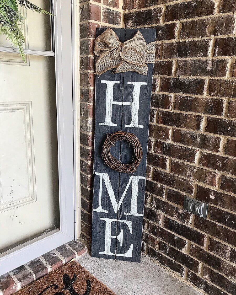 4FT Tall “Home” Front Porch Sign