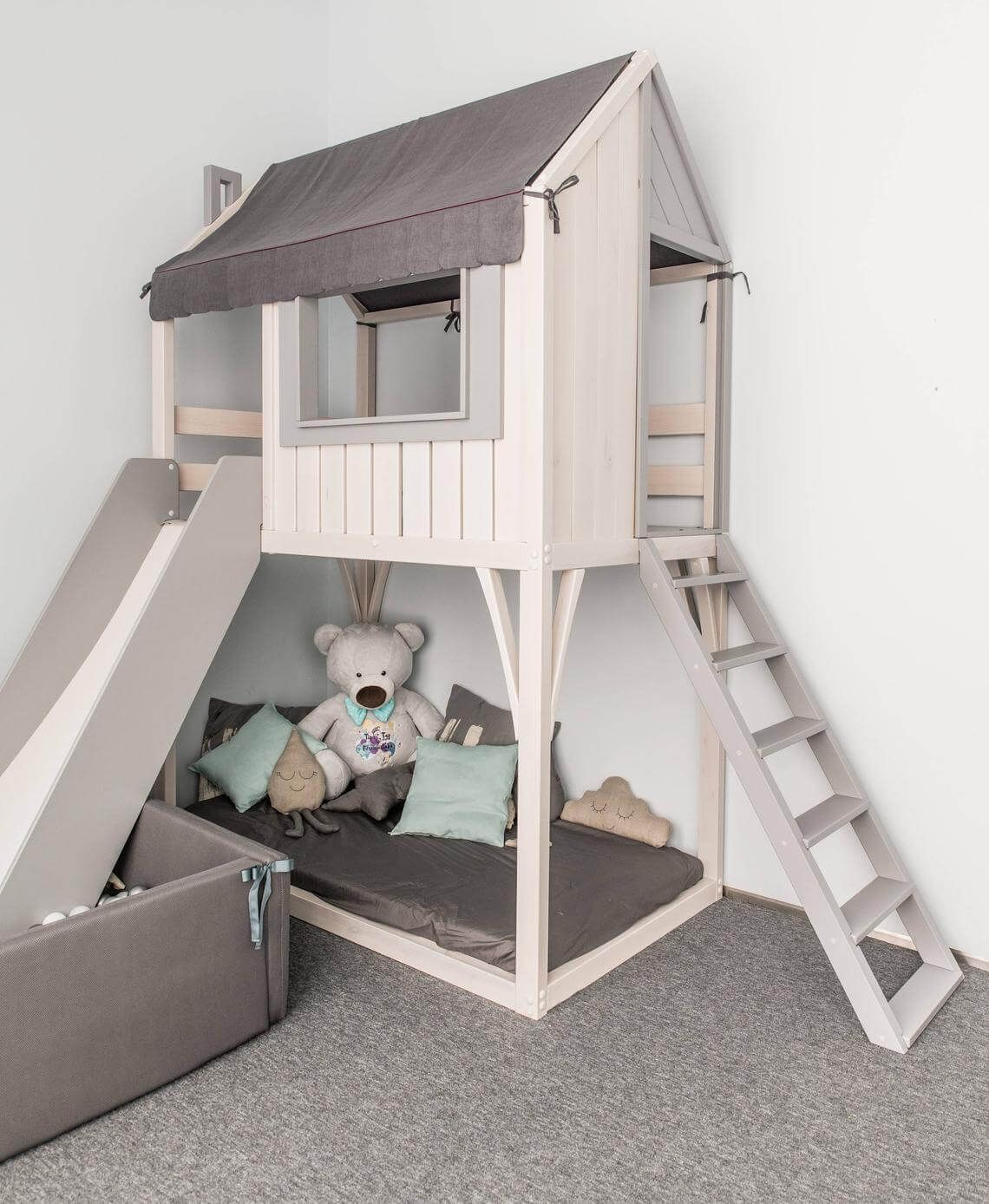 Awesome Playhouse Wooden Toddler Loft Bed